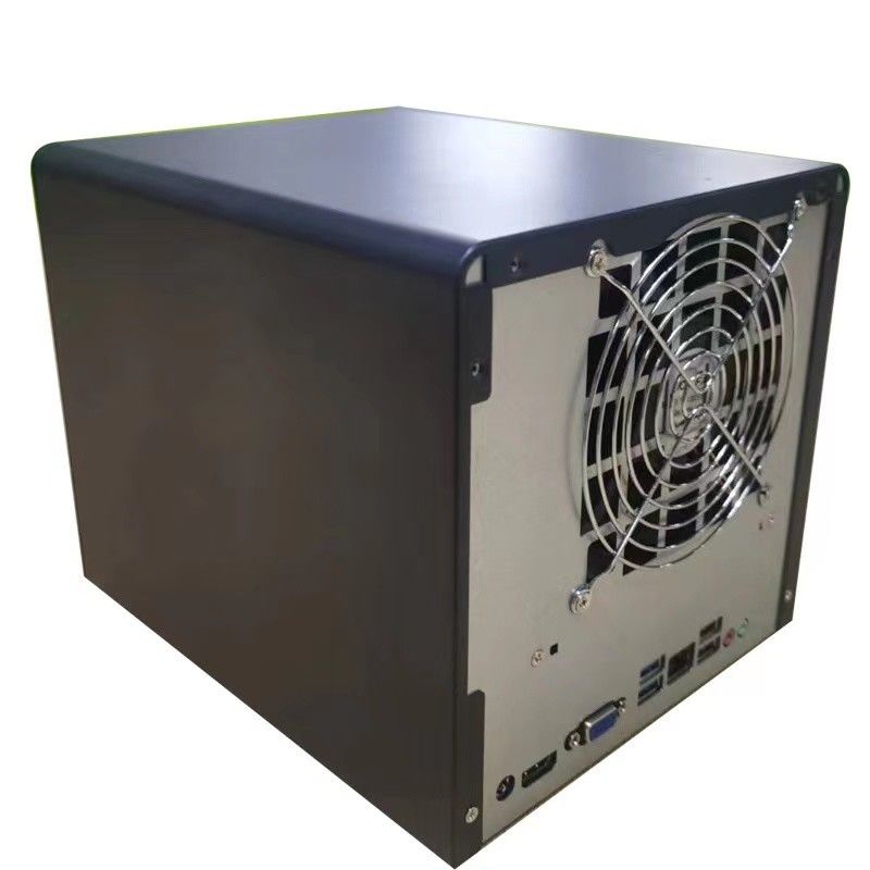 Inclosure Nas Storage Server Chassis Household 4 Bay Computer Case Pannello in lega di alluminio