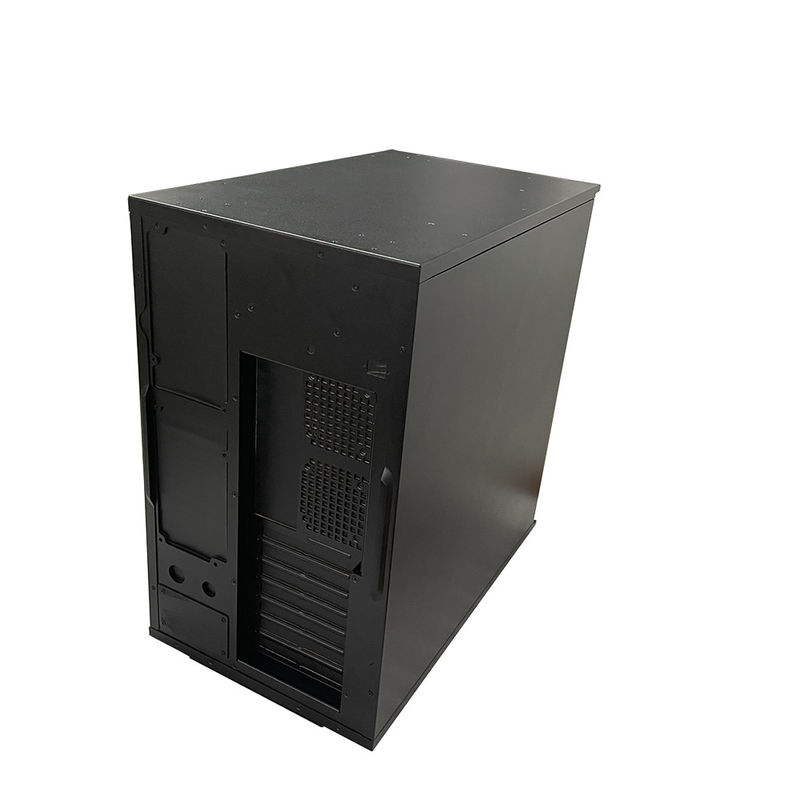 Cassa nera Chassis di lamiera di metallo Shell Custom Gioco di alta qualità Tutti i servizi OEM di fabbricazione di lamiera di metallo Dimensioni personalizzate