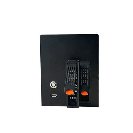 Inclosure Nas Storage Server Chassis Household 2 Bay Computer Case Pannello in lega di alluminio